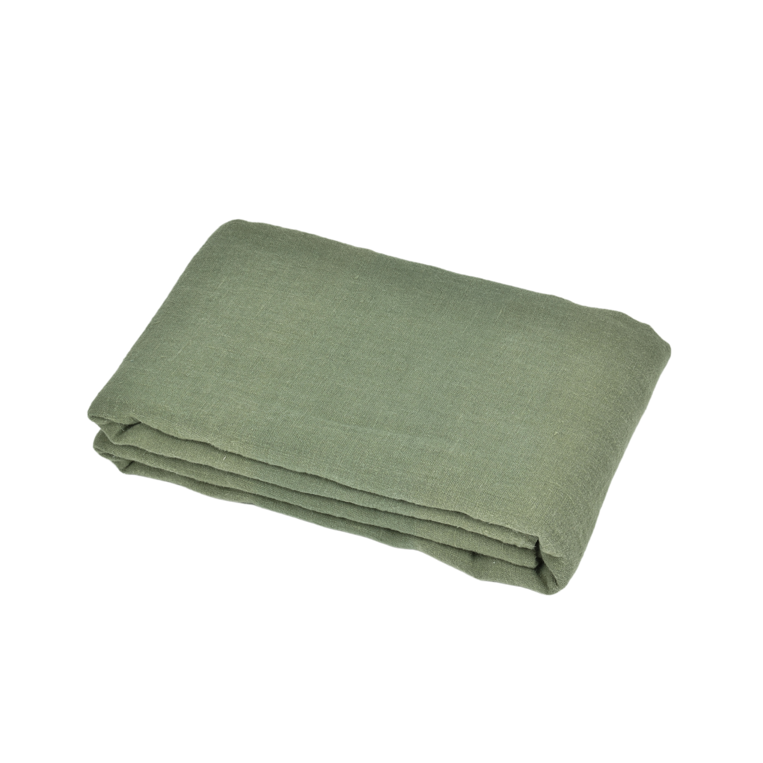 Pale green washed linen bed sheet, two sizes