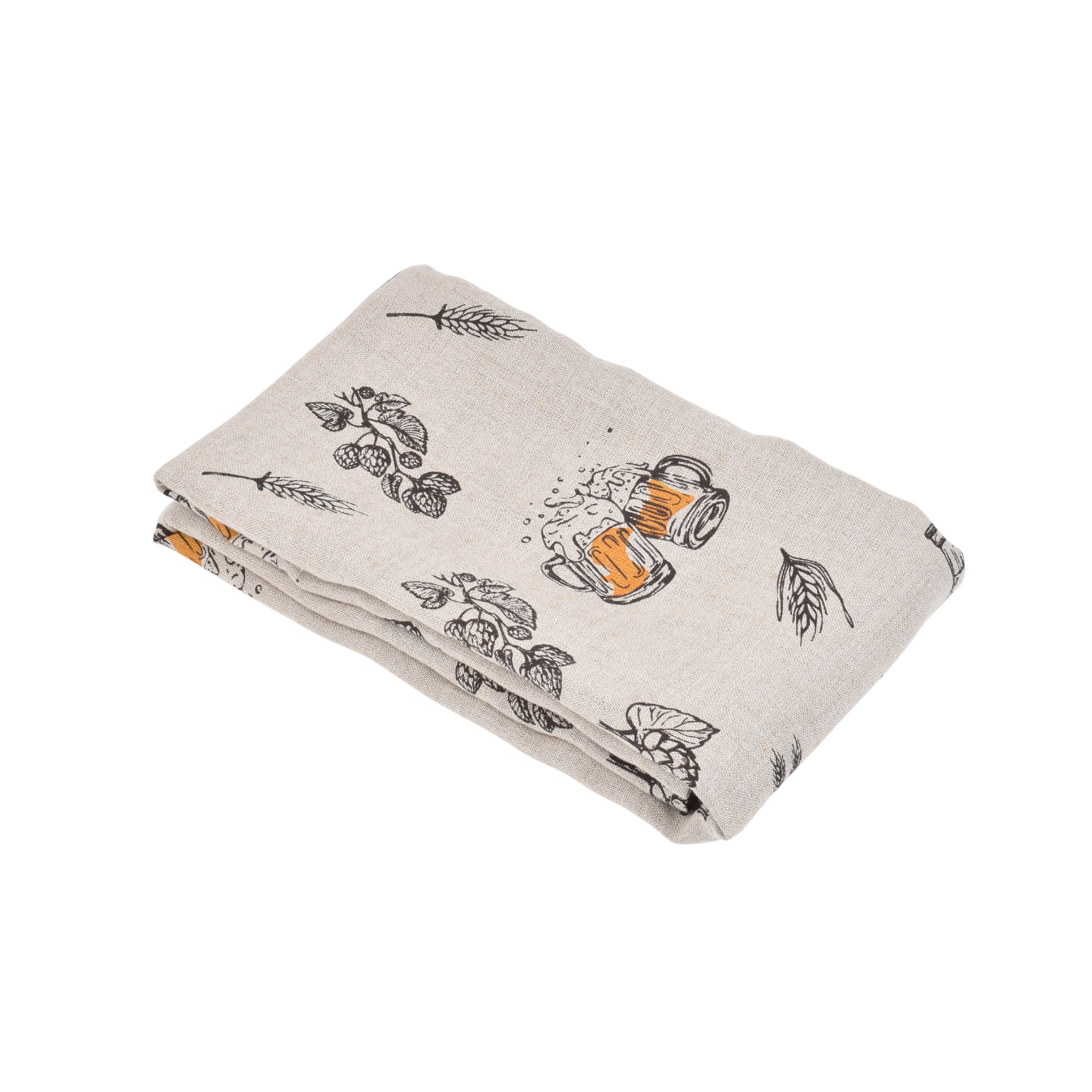Washed and printed tablecloth Hop, two sizes