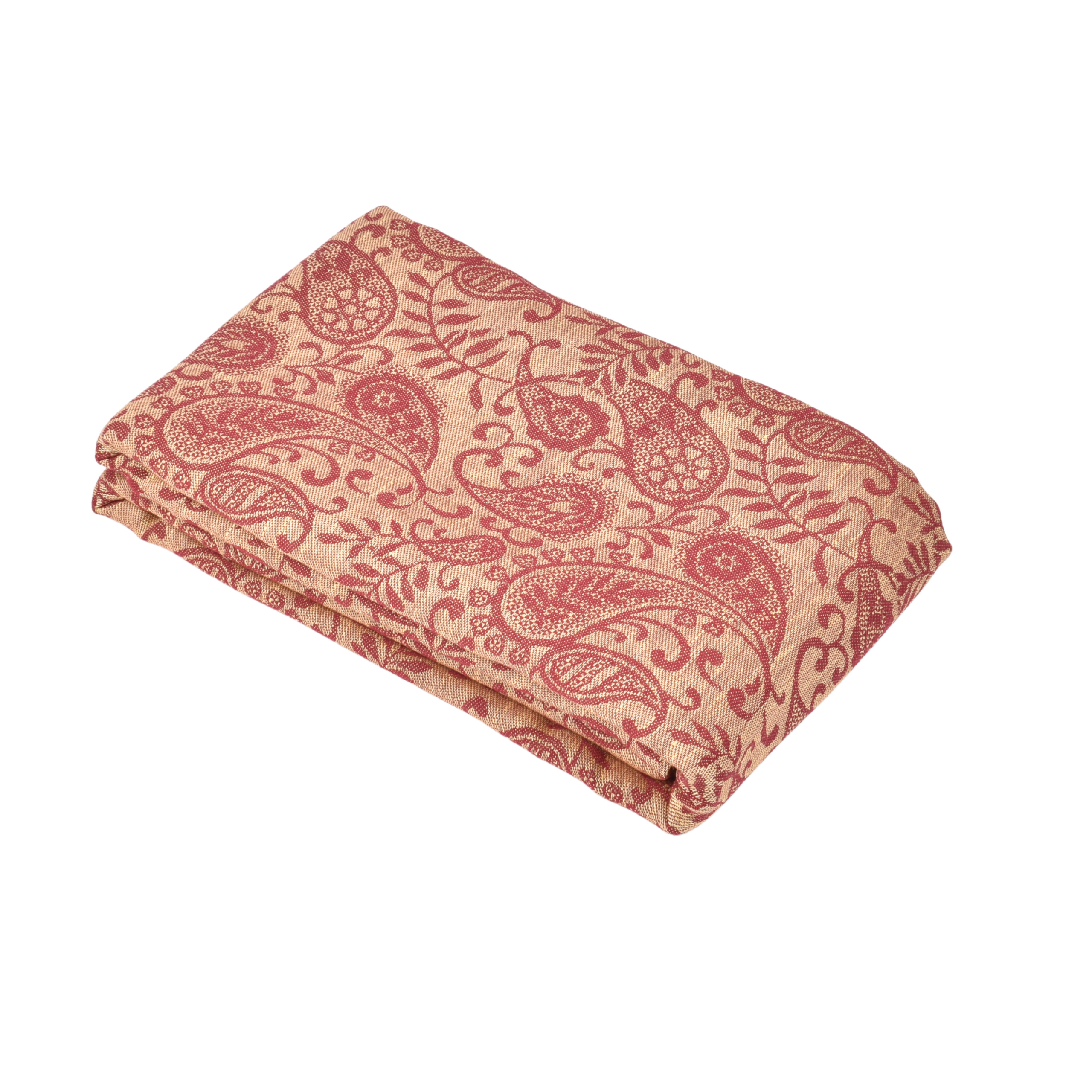 Yellow colour jacquard tablecloth Ornaments, two sizes