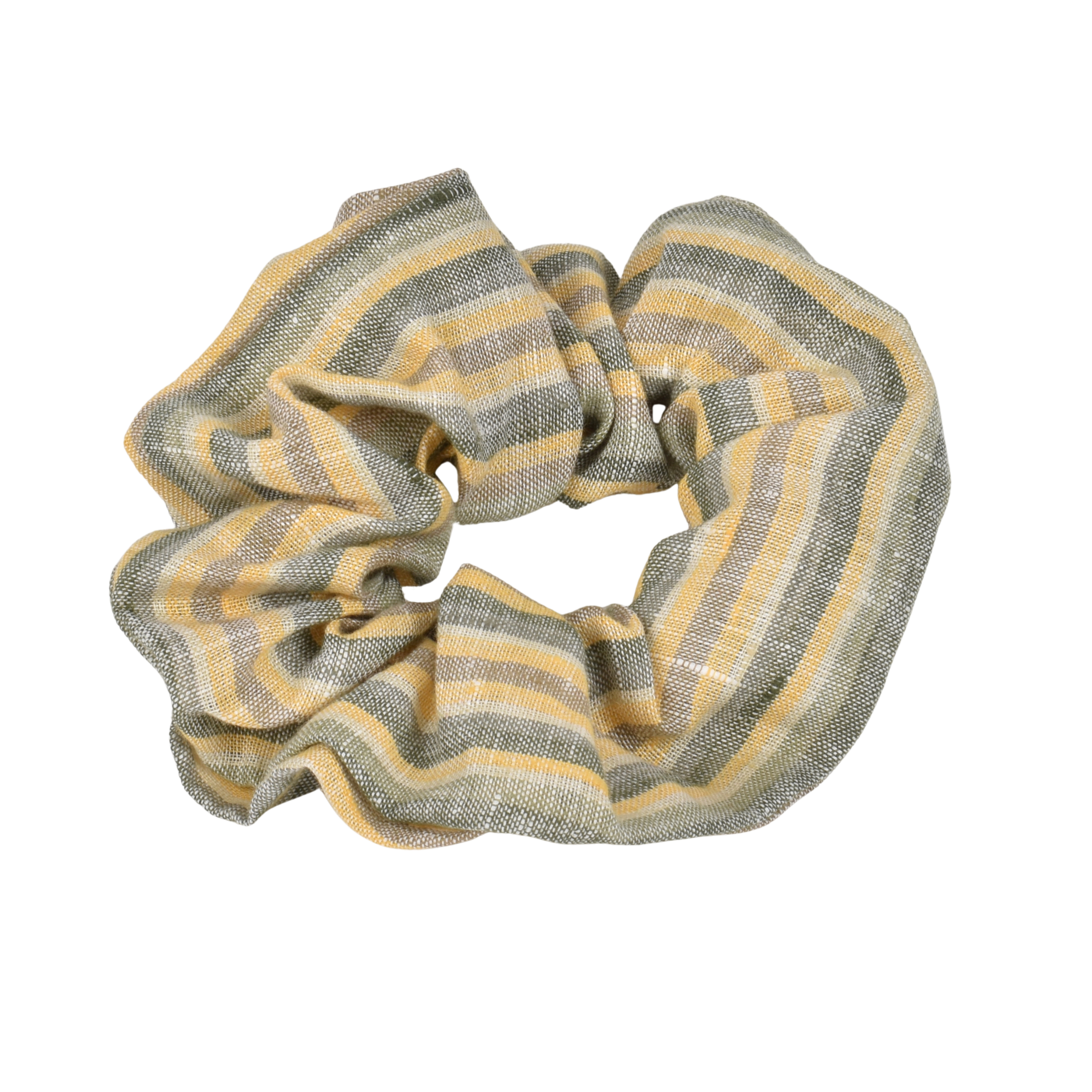 Multicolored linen hair band