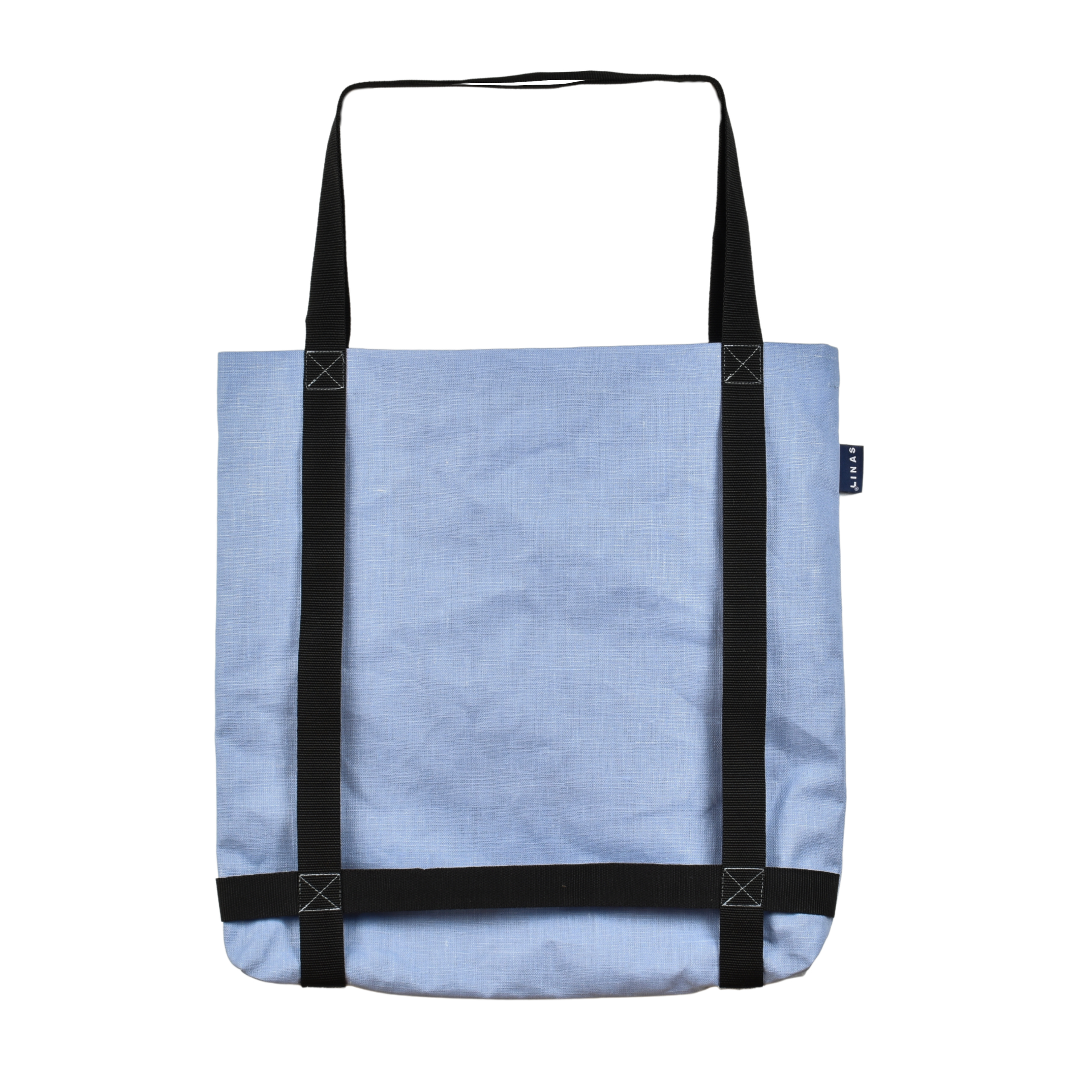 Linen light blue colour bag