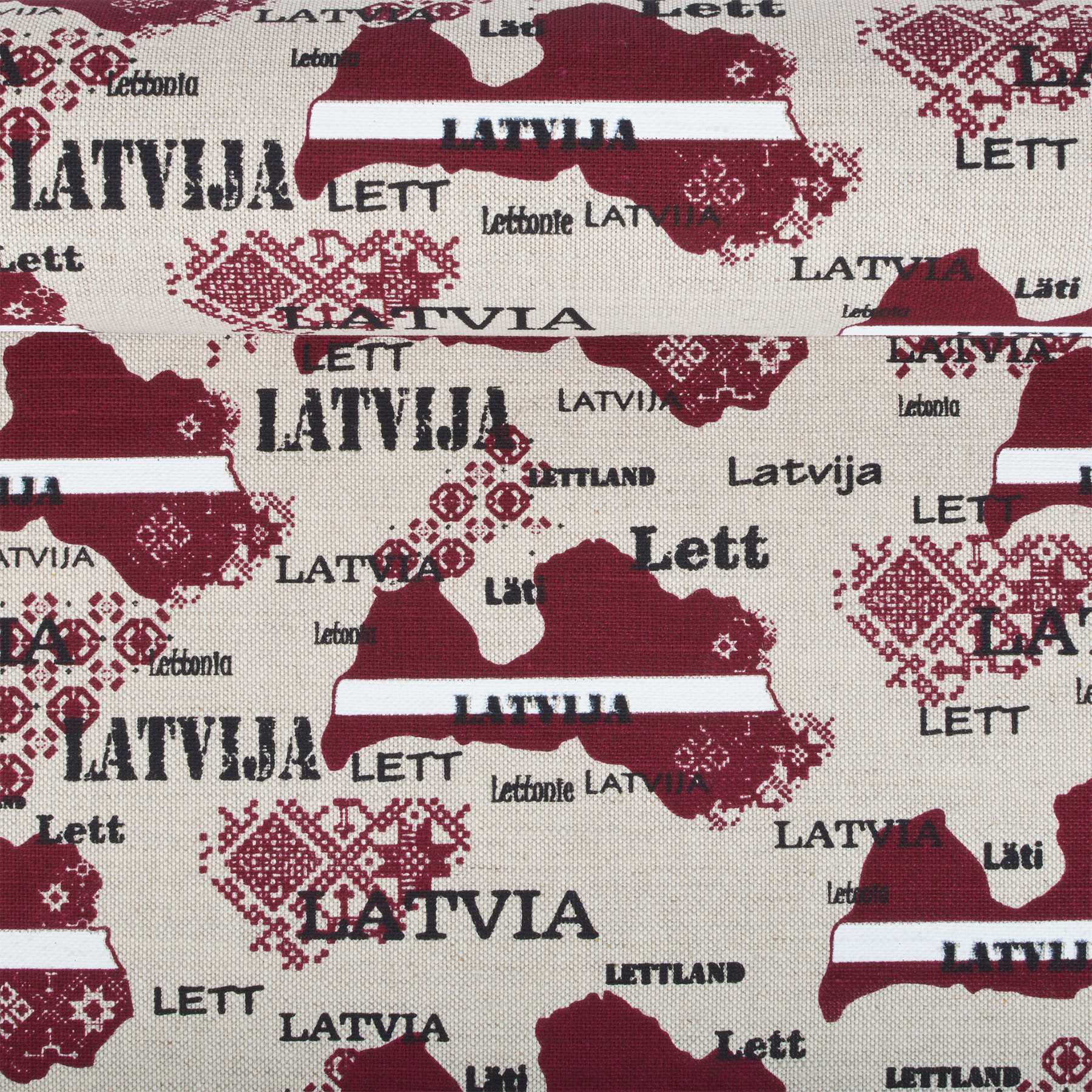Printed fabric Latvia, 240 g/m²