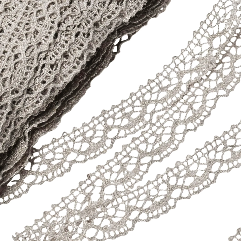 Linen lace in natural colour Ada, 1 m