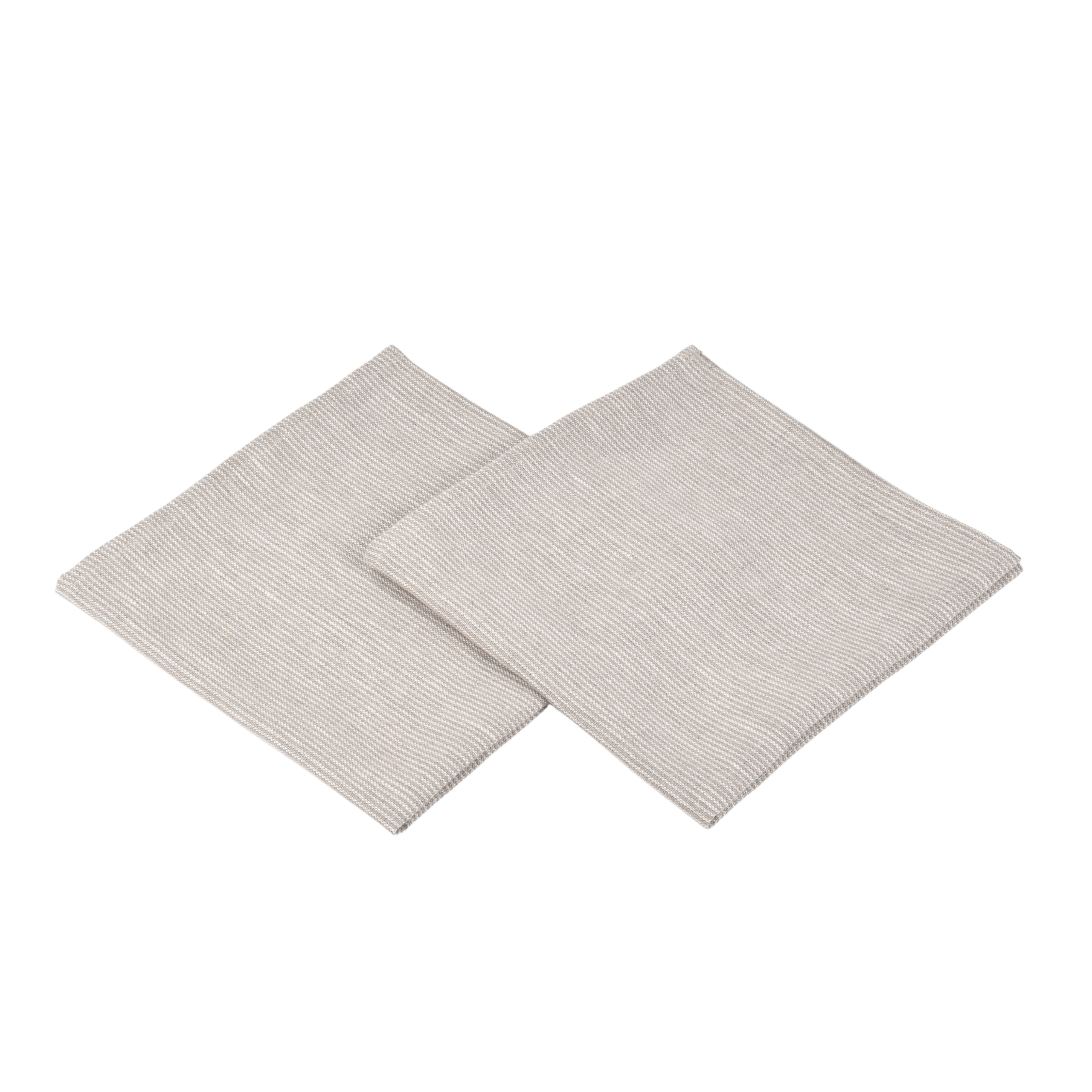 Linen napkins set White lines, 43x43 cm, 4 pcs