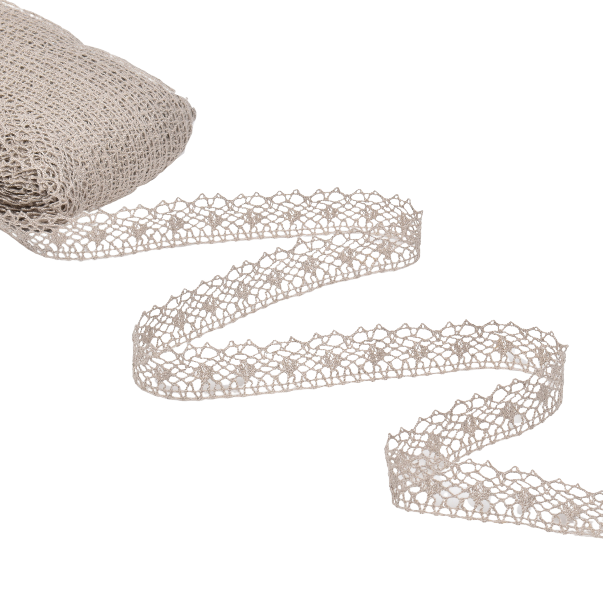 Natūralaus lino nėriniai Šermukšnis