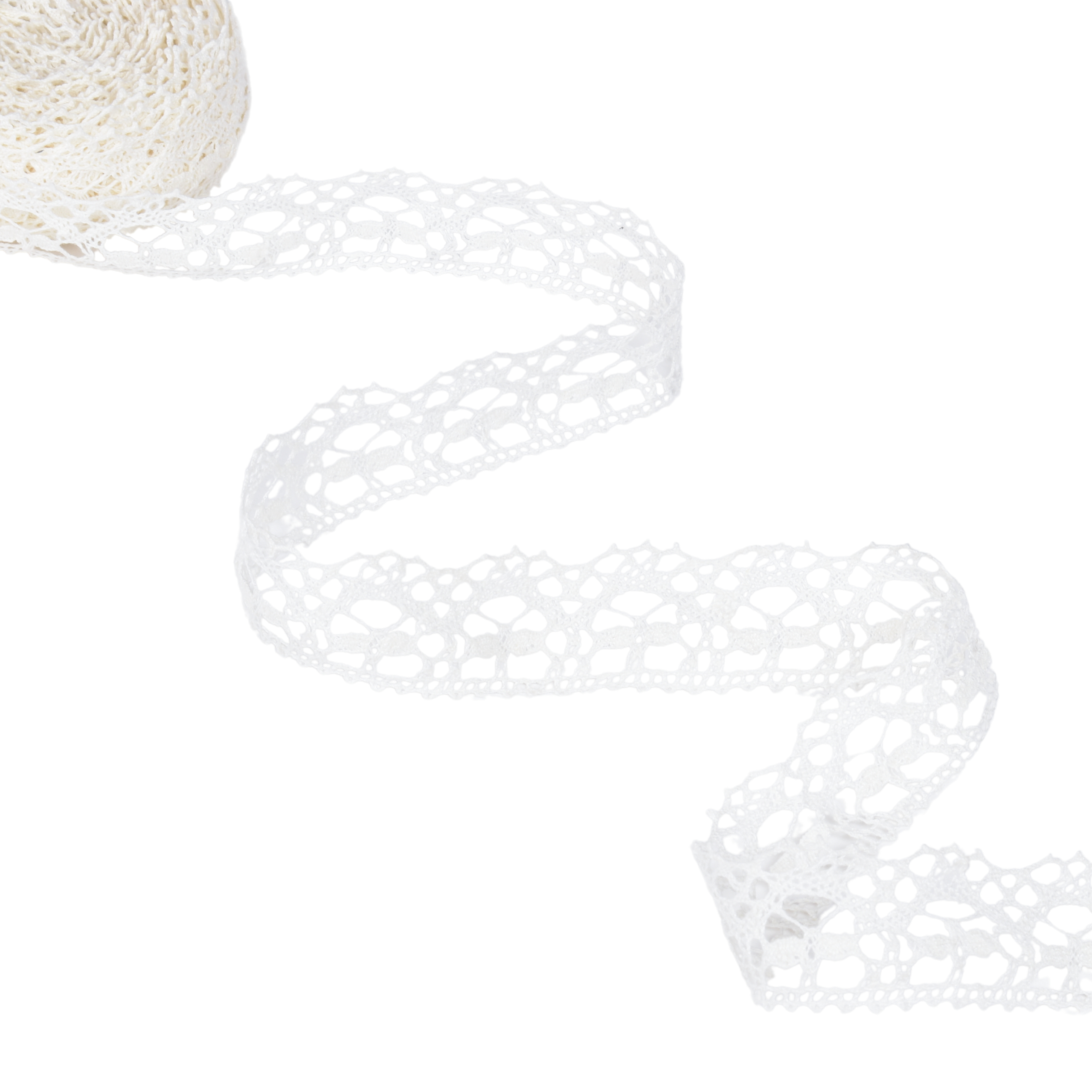 Balti lininiai nėriniai Kėnis