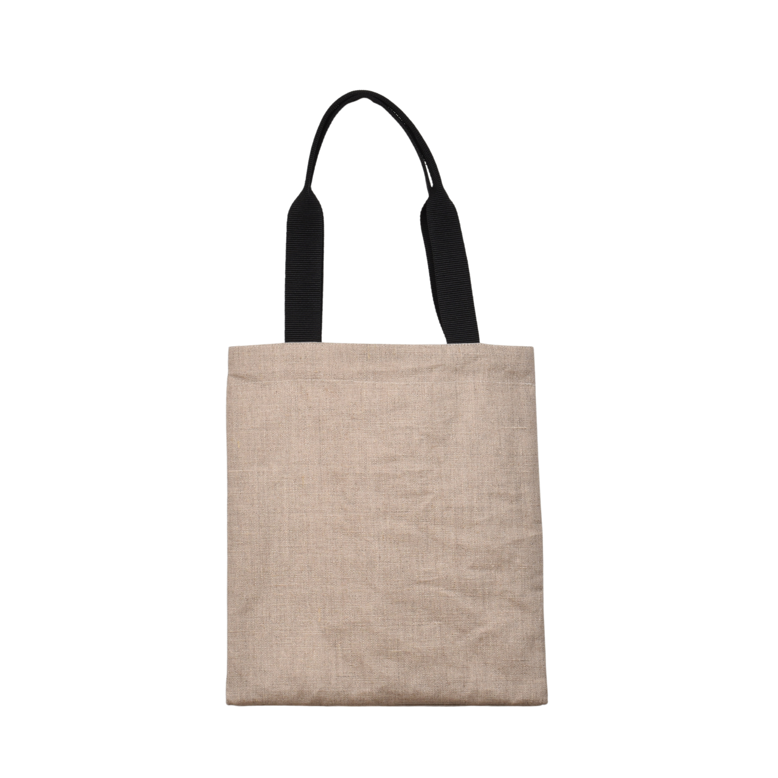 Small impregnated bag in natural linen color