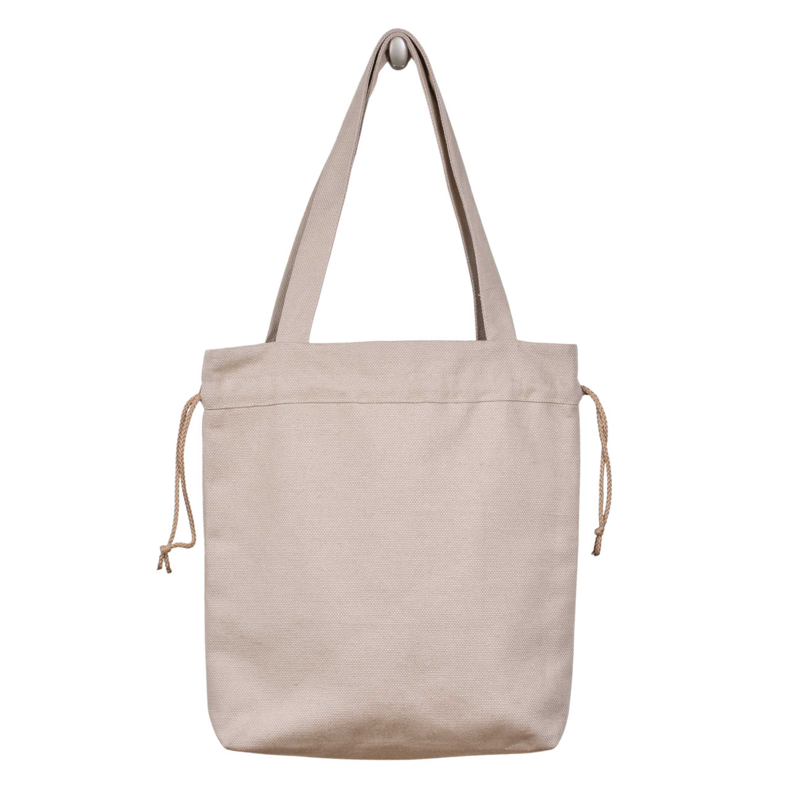 Lininis užtraukiamas smėlio spalvos maišelis (mažas)