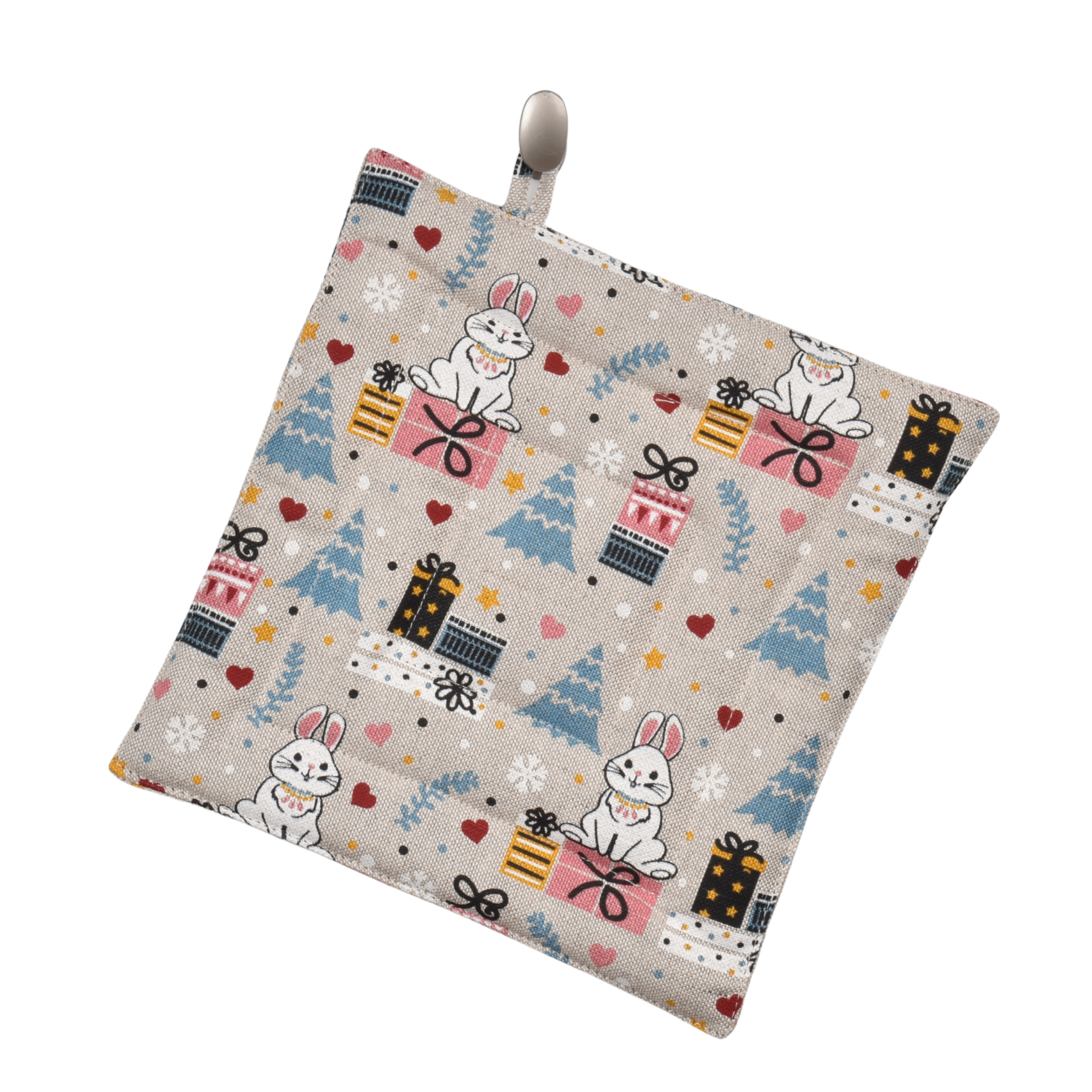 Padėkliukas Kalėdiniai kiškučiai