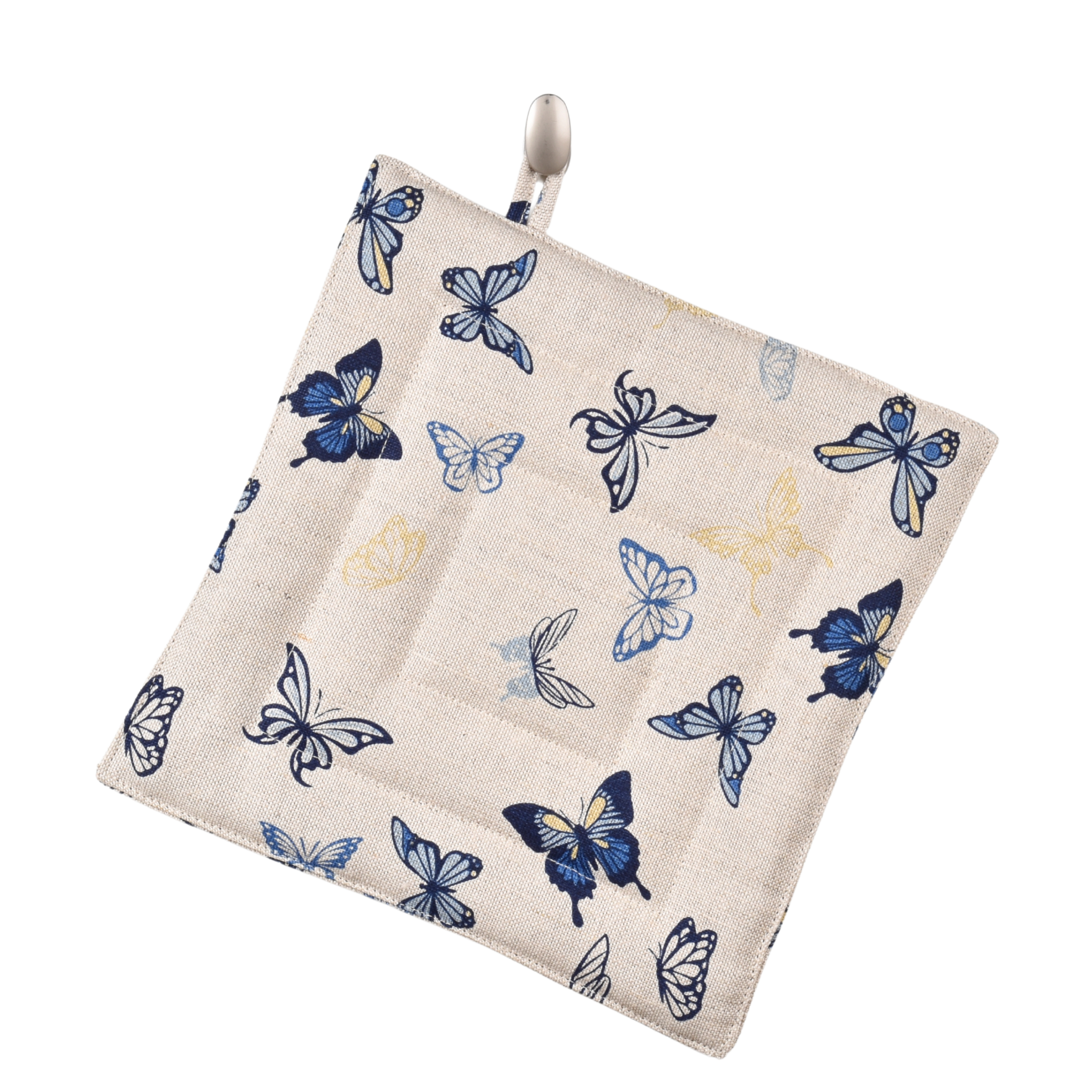 Pot holder Blue butterflies