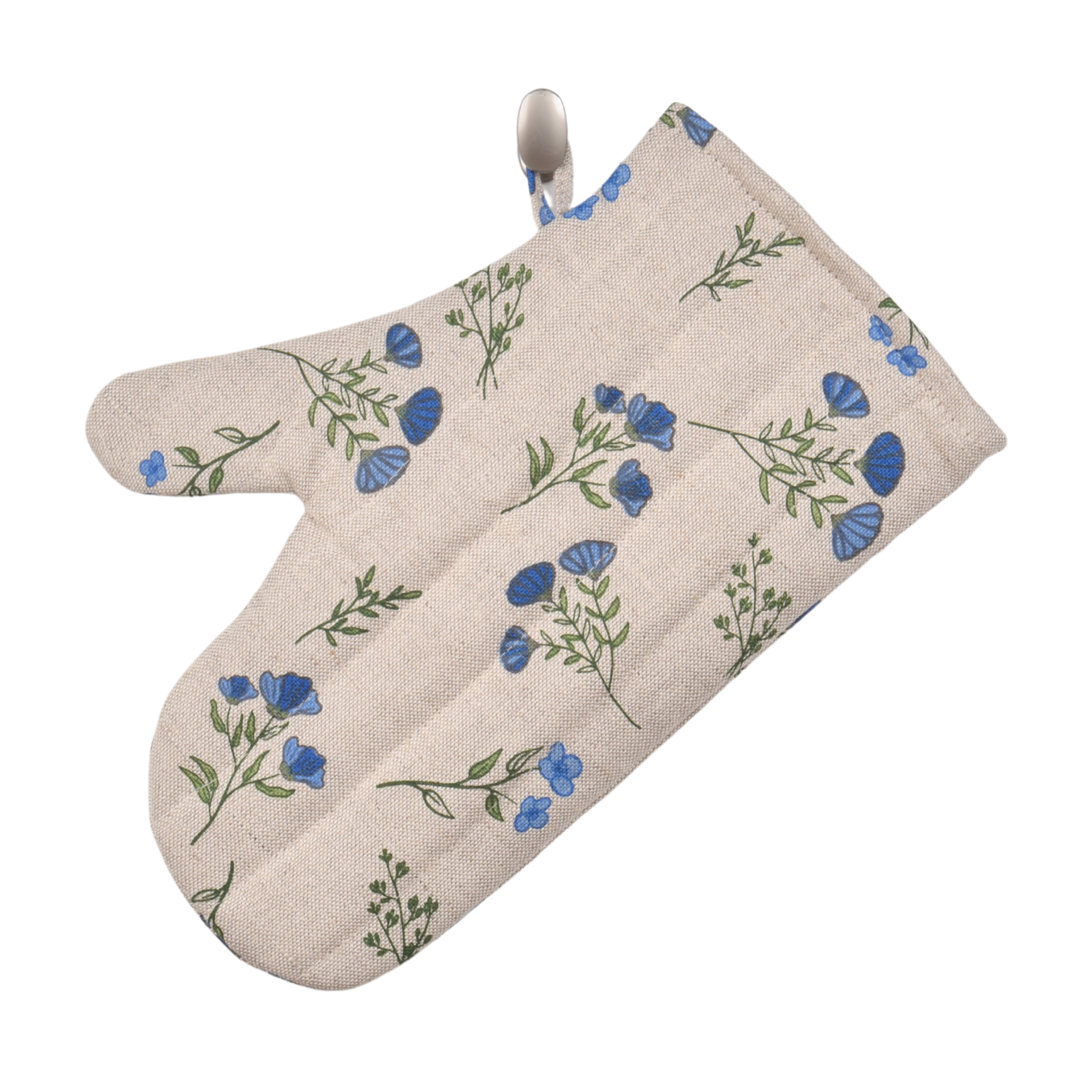 Mitten Blue linen